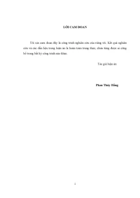 Luận án tiến sĩ văn học việt nam yếu tố văn hóa dân gian trong tiểu thuyết việt nam từ 1986 đến 2000