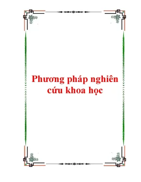 Luận văn hương pháp nghiên cứu khoa học