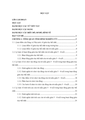Luận án tiến sĩ giáo dục học nghiên cứu lựa chọn ứng dụng trò chơi vận động nâng cao tính tích cực của trẻ mẫu giáo 5 6 tuổi trong hoạt động giáo dục thể chất tại thành phố h