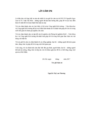 Luận án tiến sĩ nghiên cứu xử lý nâng cao nước thải chứa thuốc nhuộm hoạt tính bằng phương pháp điện hóa với điện cực chọn lọc