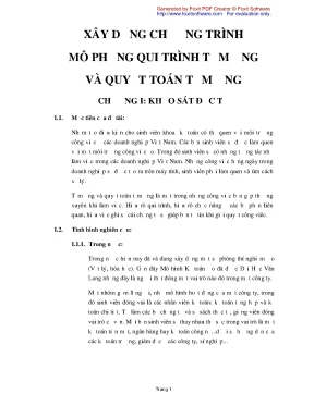 Luận văn xây dựng chương trình mô phỏng quy trình tạm ứng và quyết toán tạm ứng