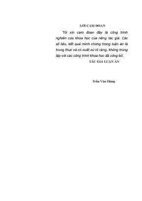 Luận án tiến sĩ phát huy nhân tố con người hạ sĩ quan binh sĩ trong sức mạnh chiến đấu của trung đoàn bộ binh hiện nay