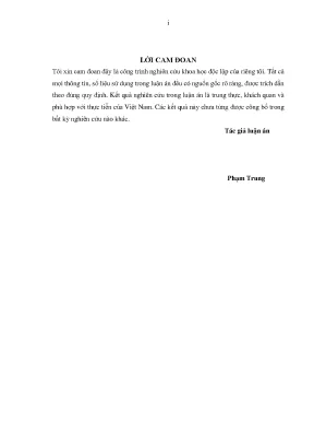 Luận án tiến sĩ kỹ thuật nghiên cứu diễn biến hình thái vùng ven biển nam trung bộ trong điều kiện nước biển dâng do biến đổi khí hậu