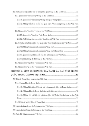 Luận văn thạc sĩ văn học một số yếu tố văn hóa trung hoa trong ca dao việt nam