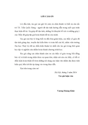 Luận văn thạc sĩ giải pháp nhằm tăng cường công tác quản lý hoạt động khai thác cát xây dựng trên địa bàn huyện đông triều