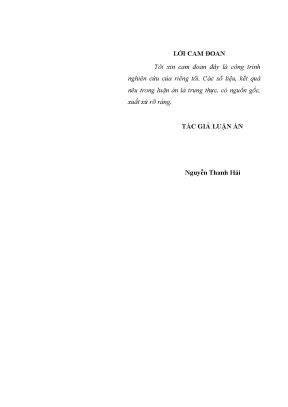 Luận án tiến sĩ đảng bộ tỉnh đồng nai lãnh đạo công tác quốc phòng địa phương từ năm 2005 đến năm 2015
