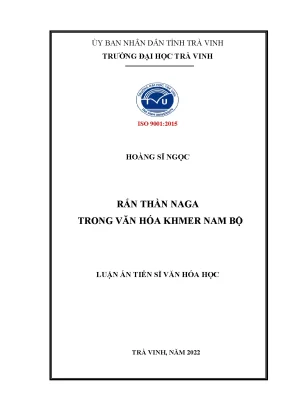 Luận án tiến sĩ rắn thần naga trong văn hóa khmer nam bộ