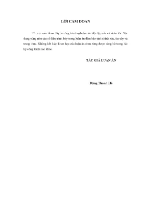 Luận án tiến sĩ luật học pháp luật về khắc phục hậu quả thiệt hại ô nhiễm môi trường biển do dầu từ tàu gây ra ở việt nam hiện nay