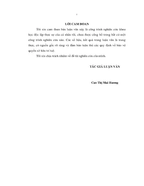 Luận văn thạc sĩ kế toán doanh thu chi phí và xác định kết quả kinh doanh tại công ty tnhh một thành viên hồng kông sơn la