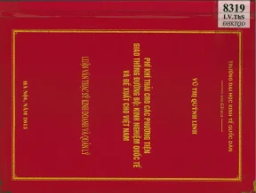 Luận văn phí khí thải cho các phương tiện giao thông đường bộ kinh nghiệm quốc tế và đề xuất cho việt nam