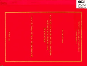 Luận văn tạo việc làm cho người lao động trên địa bàn tỉnh hà nam đến năm 2020