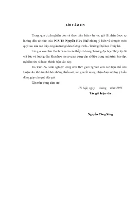Luận văn thạc sĩ nghiên cứu đề xuất quy trình quản lý nhằm nâng cao chất lượng cọc khoan nhồi ứng dụng cho công trình times city