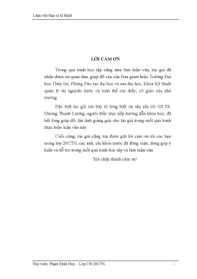 Luận văn thạc sĩ nghiên cứu đề xuất áp dụng mô hình tính toán thiết kế hệ thống chữa cháy tự động sprinkler cho nhà máy xí nghiệp công nghiệp