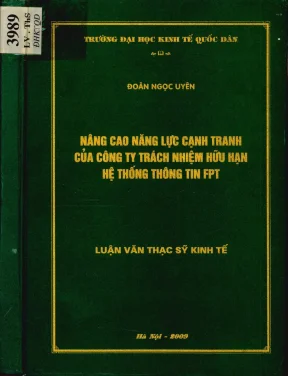 Luận văn nâng cao năng lực cạnh tranh của công ty trách nhiệm hữu hạn hệ thống thông tin fpt