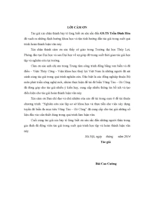 Luận văn thạc sĩ nghiên cứu kết cấu âu thuyền trong công trình đê biển vũng tàu gò công