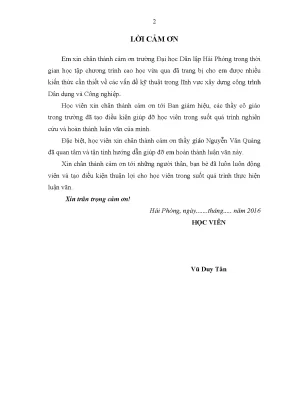 Luận văn thạc sĩ kĩ thuật nghiên cứu bấc thấm thoát nước để gia cố nền đất yếu cho nền đường bộ tại thành phố hải phòng