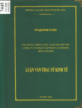 Luận văn xây dựng chiến lược cạnh tranh cho công ty cổ phần tập đoàn austdoor đến năm 2020