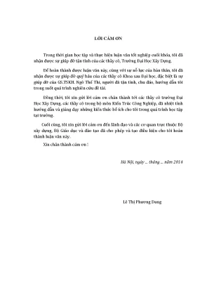 Luận văn thạc sĩ tổ chức không gian kiến trúc ký túc xá sinh viên các trường đại học cao đẳng tại hà nội