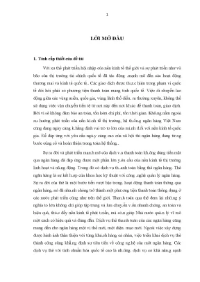Luận văn phát triển dịch vụ thẻ thanh toán tại ngân hàng tmcp việt nam thịnh vượng chi nhánh chương dương