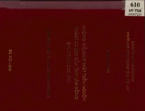 Luận văn những giải pháp phát triển nguồn khách du lịch của tỉnh lâm đồng trong giai đoạn 2001 2010