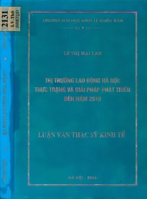 Luận văn thị trường lao động hà nôi thực trạng và giải pháp phát triển đến năm 2010