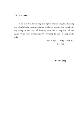 Luận văn phát triển cho vay nhu cầu nhà ở tại ngân hàng tmcp đầu tư và phát triển việt nam chi nhánh hoàn kiếm