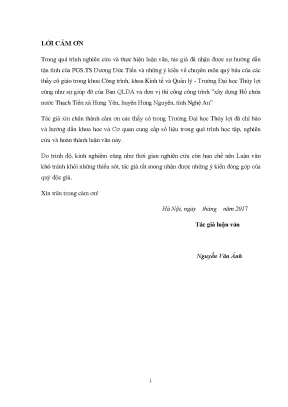 Luận văn thạc sĩ xây dựng quy trình quản lý chất lượng thi công công trình bê tông tại ban quản lý dự án ngành nông nghiệp và phát triển nông thôn nghệ an