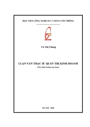 Luận văn thạc sĩ phát triển kinh doanh dịch vụ thông tin di động vinaphone tại trung tâm kinh doanh vnpt bắc ninh