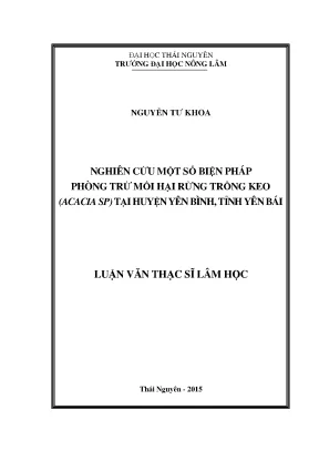Luận văn thạc sĩ nghiên cứu một số biện pháp phòng trừ mối hại rừng trồng keo acacia sp tại huyện yên bình tỉnh yên bái