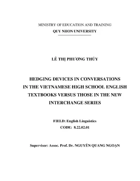 Luận văn thạc sĩ hedging devices in conversations in the vietnamese high school english textbooks versus those in the new interchange series