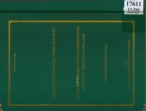 Luận văn phát triển sự nghiệp tại công ty trách nhiệm hữu hạn thương mại cầu gỗ