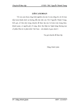 Luận văn tốt nghiệp giải pháp phát triển hoạt động thanh toán qua thẻ tại ngân hàng thương mại cổ phần đầu tư và phát triển việt nam chi nhánh sở giao dịch 3