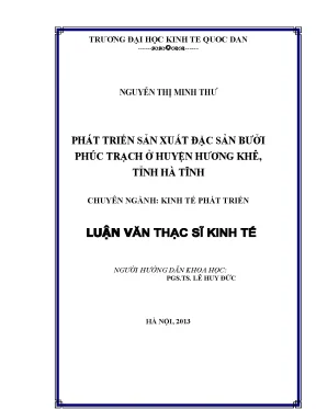 Luận văn giải pháp tái cơ cấu đầu tư công trong nông nghiệp tỉnh bắc ninh