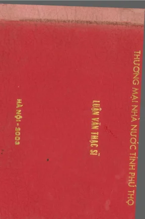 Luận văn giải pháp nâng cao hiệu quả kinh doanh của doanh nghiệp thương mại nhà nước tỉnh phú thọ