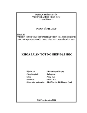 Luận văn thạc sĩ nghiên cứu sự sinh tr ưởng phát triển của một số giống sắn mới tại huyện phú lương tỉnh thái nguyên n ăm 2014