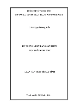 Luận văn thạc sĩ khoa học máy tính hệ thống nhận dạng sản phẩm dựa trên hình ảnh