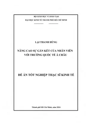 Nâng cao sự gắn kết của nhân viên với trường quốc tế á châu