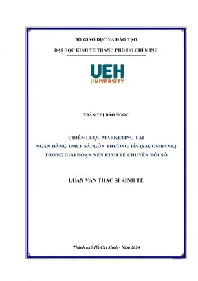 Chiến lược marketing tại nhtm cổ phần sài gòn thương tín sacombank trong giai đoạn nền kinh tế chuyển đổi số