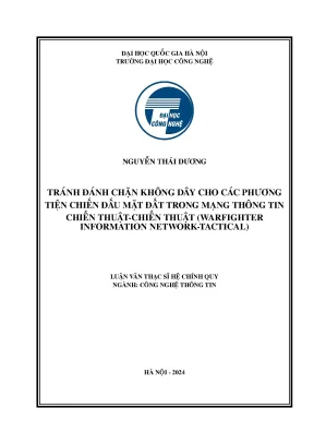 Tránh đánh chặn không dây cho các phương tiện chiến đấu mặt đất trong mạng thông tin chiến thuật chiến thuật warfighter information network tactical