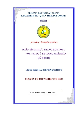 Chuyen de tot nghiep phan tich thuc trang huy dong von tai quy tin dung nhan dan my phuoc