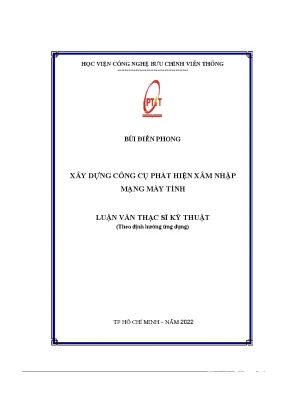Xây dựng công cụ phát hiện xâm nhập mạng máy tính