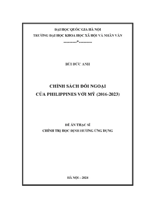 Chính sách của philippines với mỹ 2016 2023