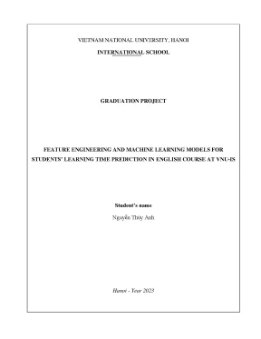 Feature engineering and machine learning models for students learning time prediction in english course at vnu is