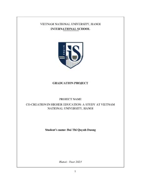 Co creation in higher education a study at vietnam national university hanoi