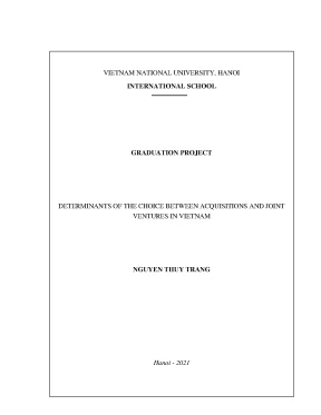 Determinants of the choice between acquisitions and joint ventures in vietnam