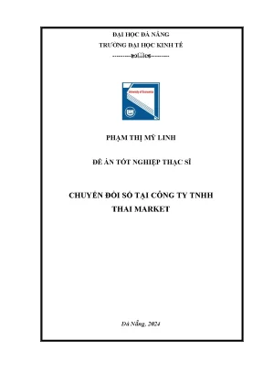 Chuyển đổi số tại công ty tnhh thai market