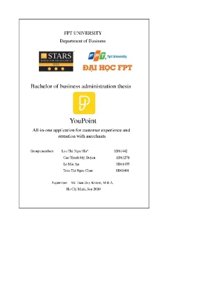 Bachelor of business administration thesis youpoint all in one application for customer experience and retention with merchants