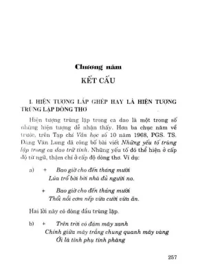 Thi pháp kết cấu ca dao