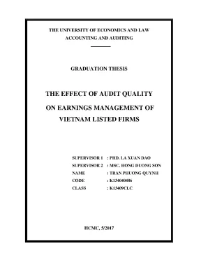 The effect of audit quality r non earnings management of r nvietnam listed firms