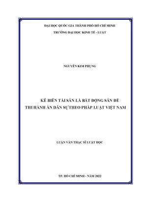 Kê biên tài sản là bất động sản để thi hành án dân sự theo pháp luật việt nam